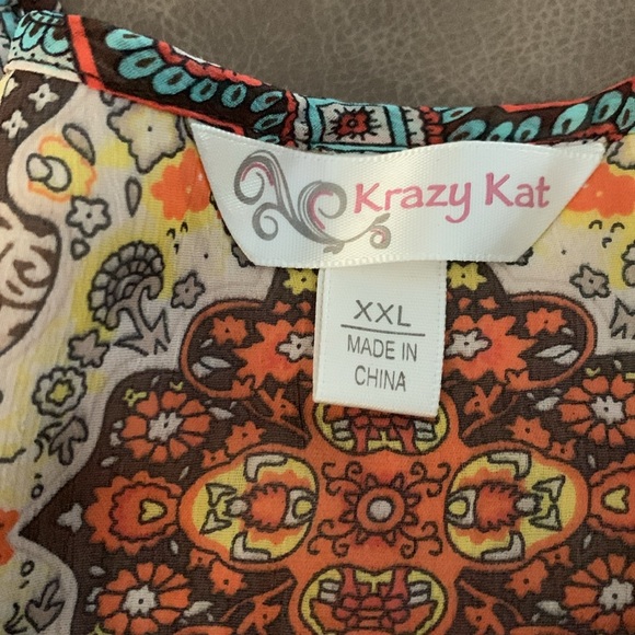 Bundle of Two gorgeous flowy top. Boho look one long sleeve & one short sleeve. - Picture 5 of 5